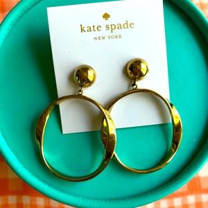 Kate Spade Gold Hoop Earrings